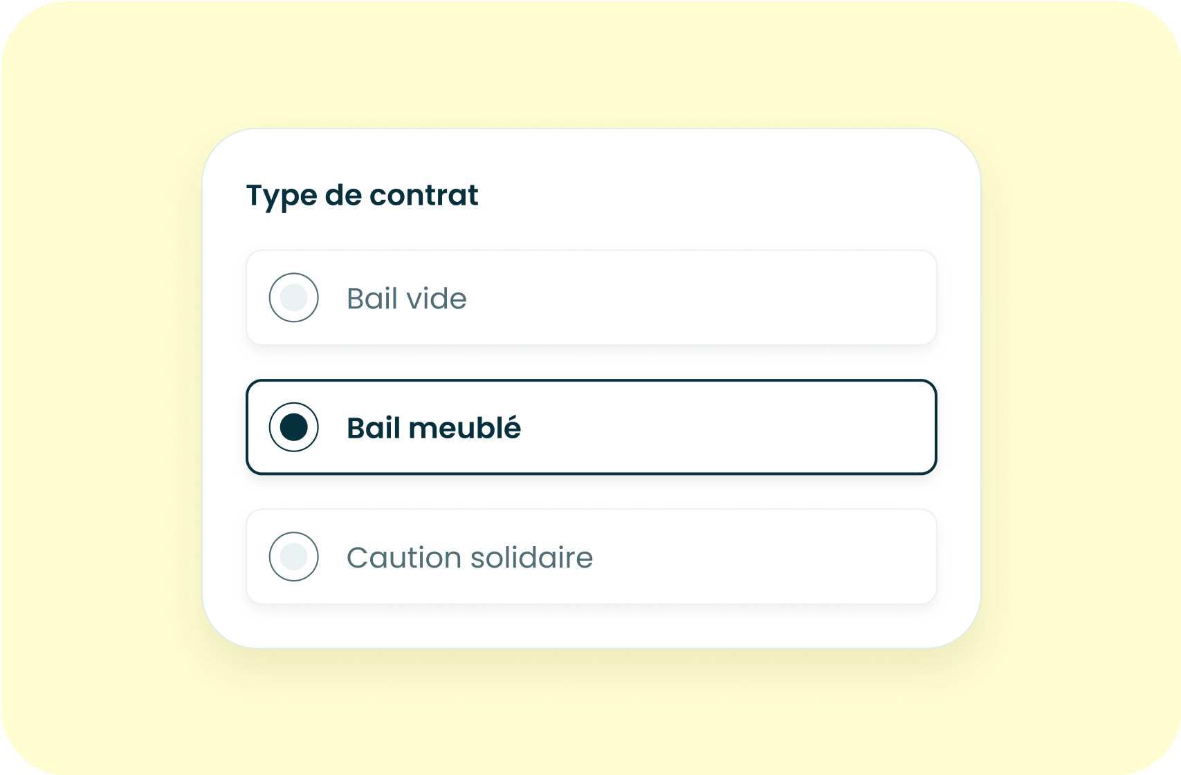 Rédaction du bail