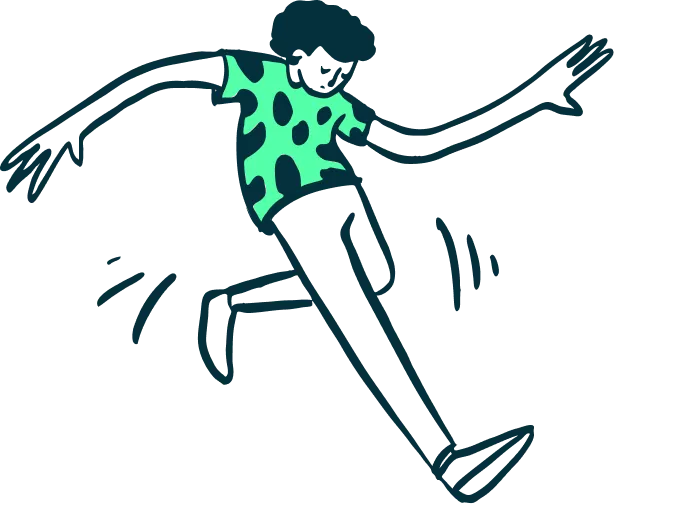 Personnage qui marche